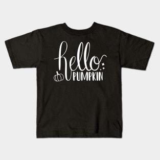 Hello Pumpkin Kids T-Shirt